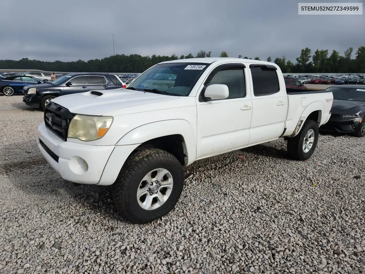 TOYOTA TACOMA 2007, VIN 5TEMU52N27Z349599