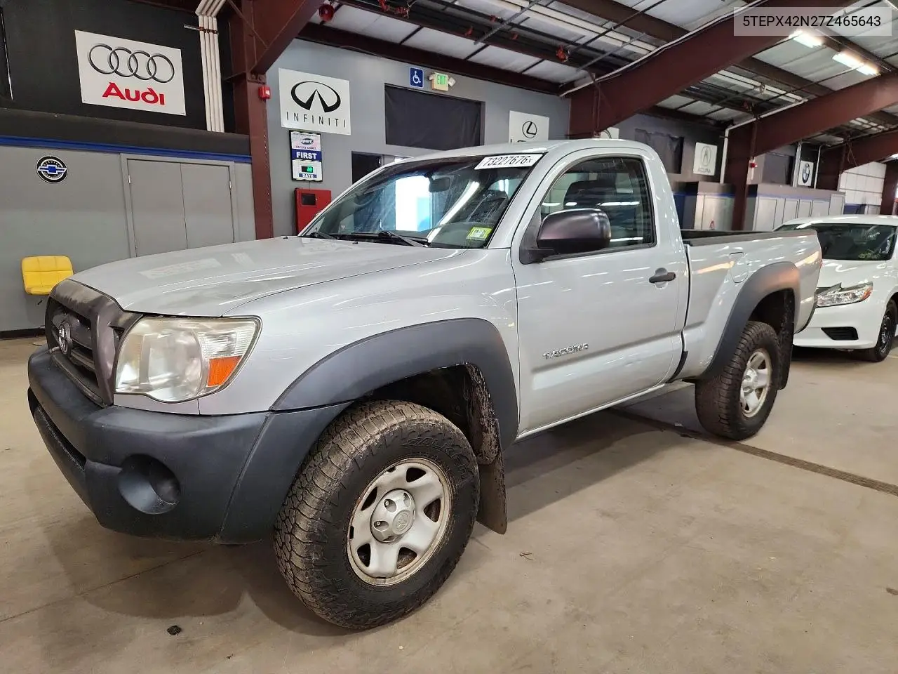 TOYOTA TACOMA 2007, VIN 5TEPX42N27Z465643