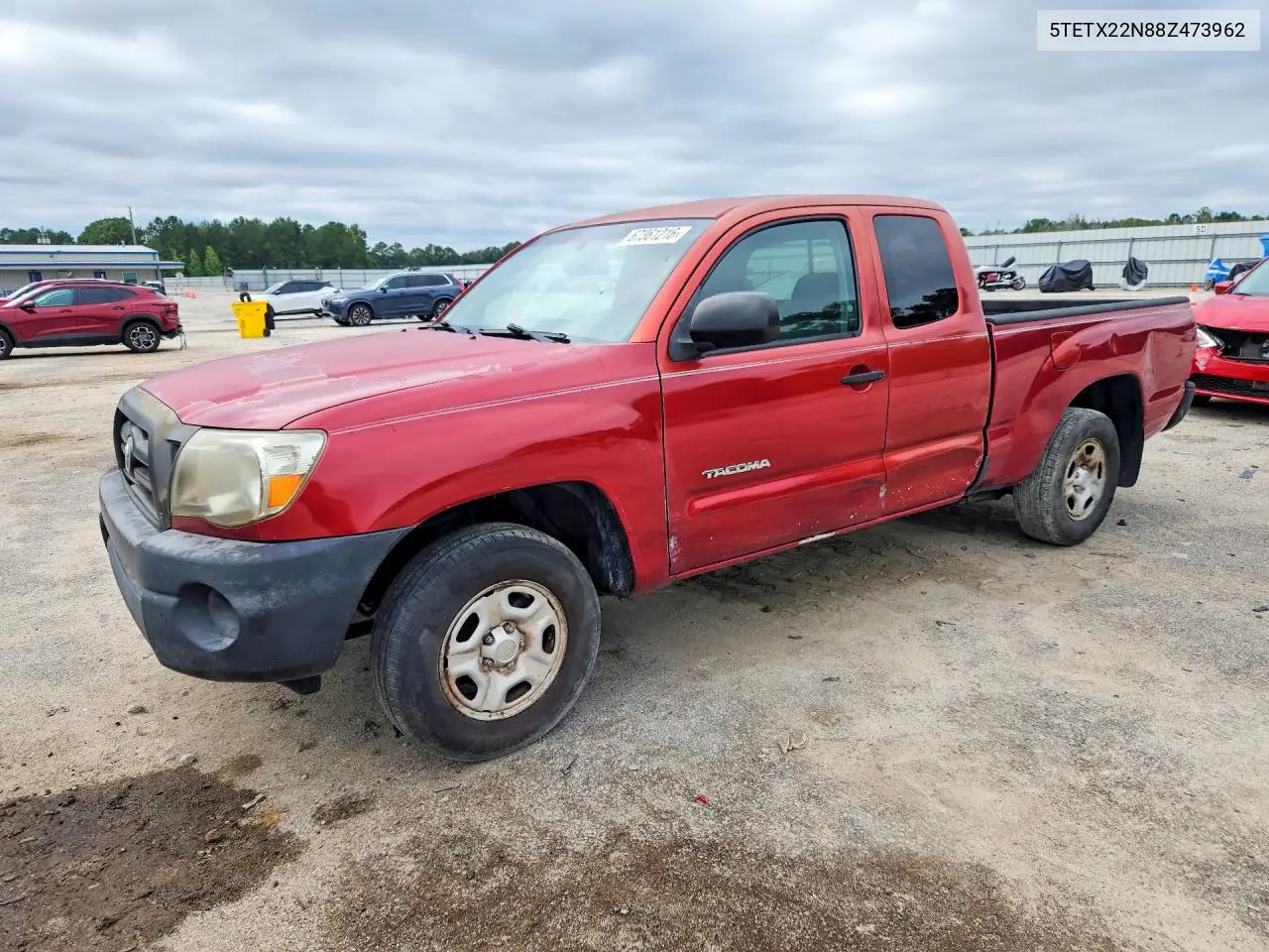 TOYOTA TACOMA 2008, VIN 5TETX22N88Z473962