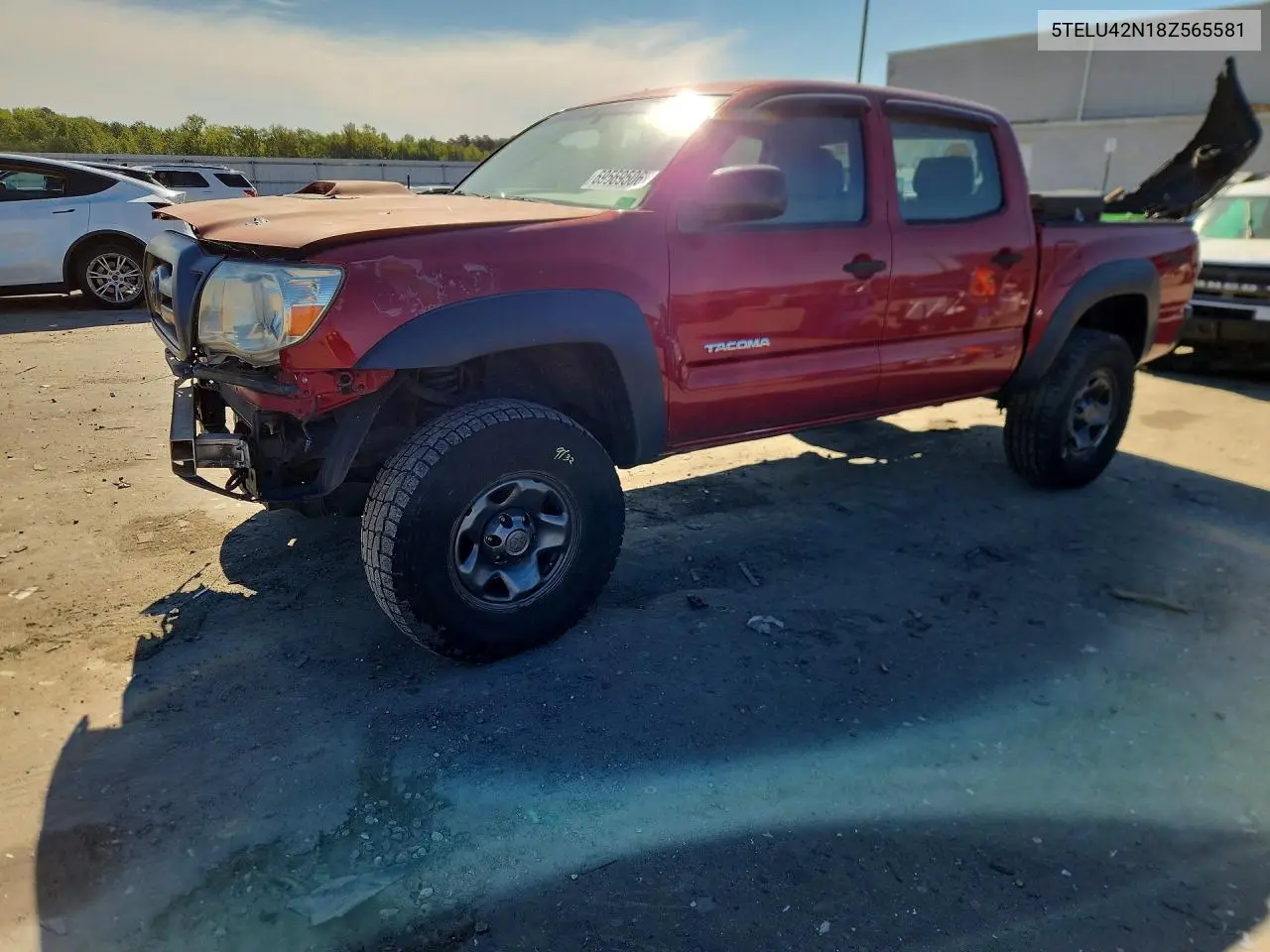 TOYOTA TACOMA 2008, VIN 5TELU42N18Z565581