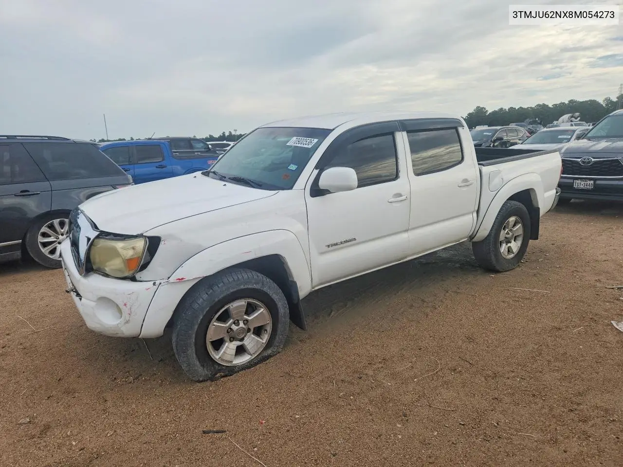 TOYOTA TACOMA 2008, VIN 3TMJU62NX8M054273