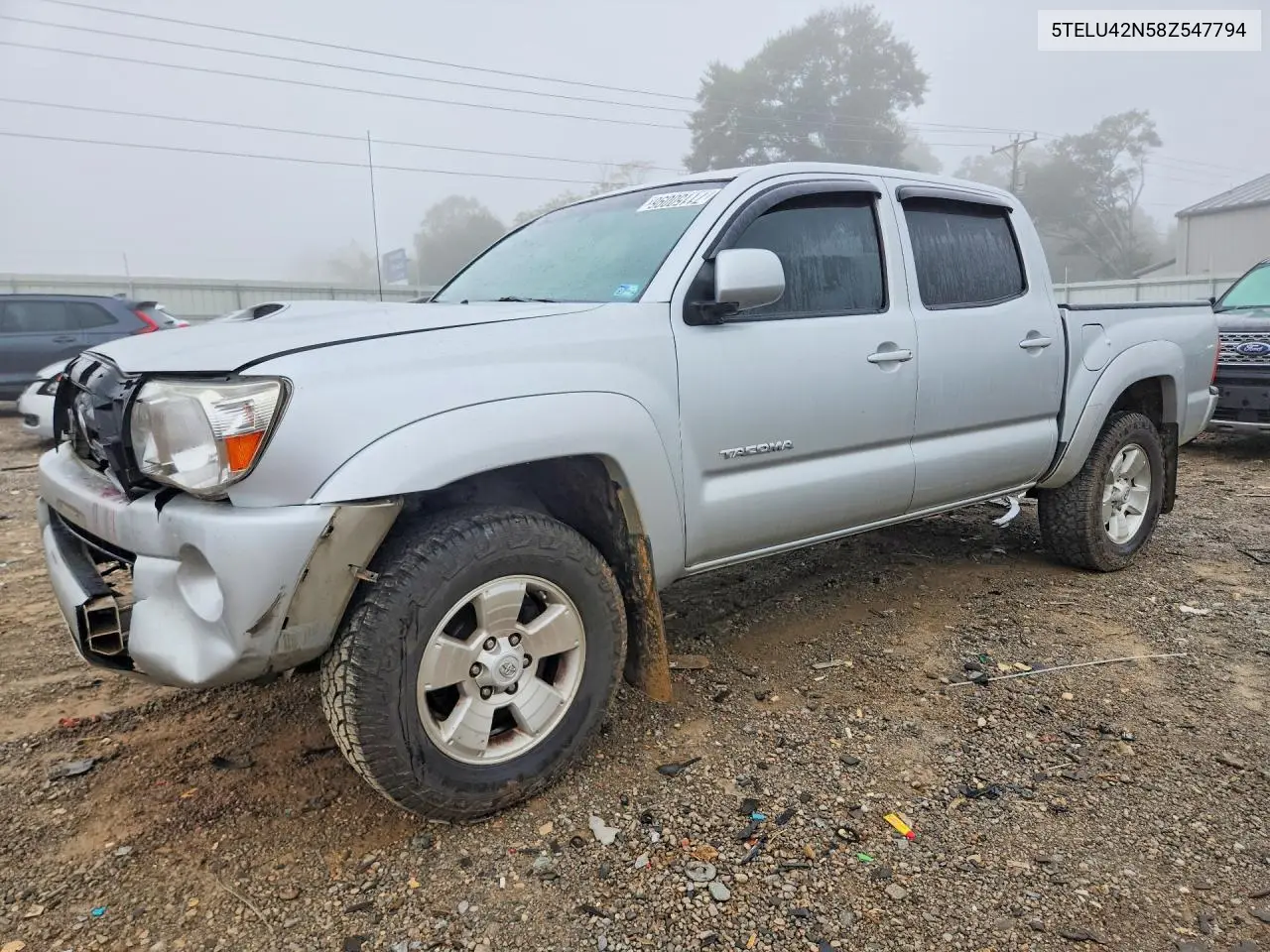 TOYOTA TACOMA 2008, VIN 5TELU42N58Z547794