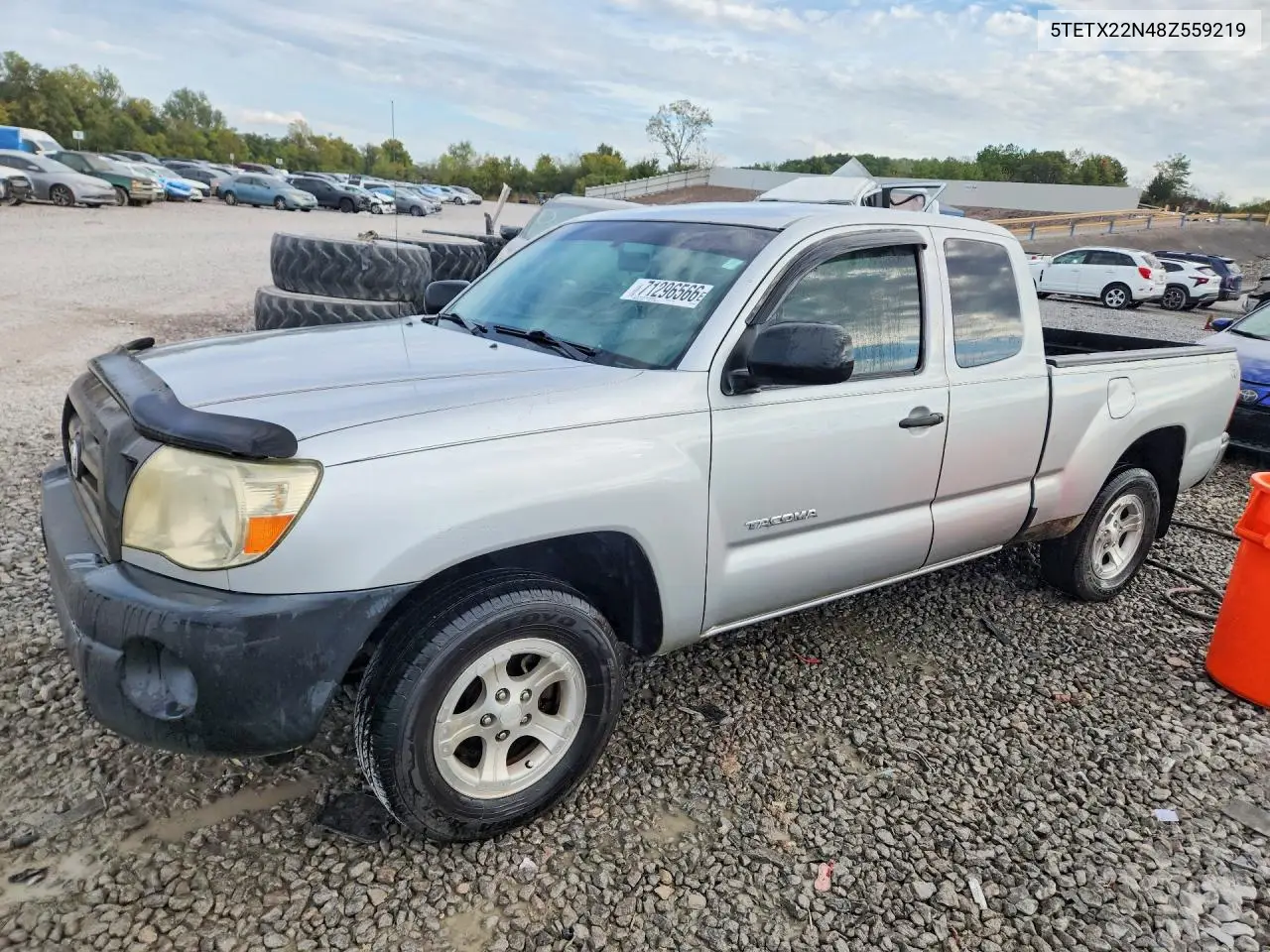 TOYOTA TACOMA 2008, VIN 5TETX22N48Z559219