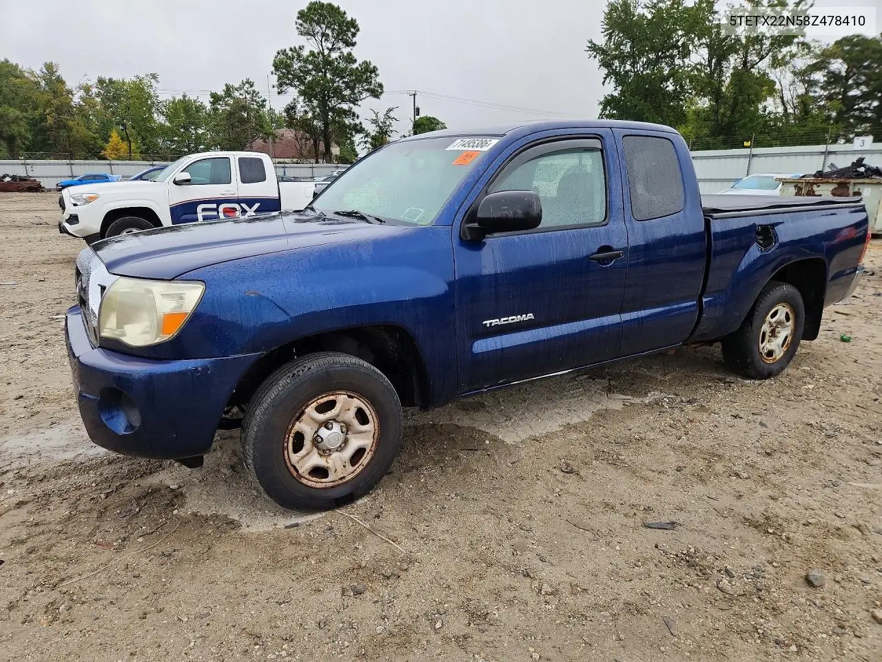 TOYOTA TACOMA 2008, VIN 5TETX22N58Z478410