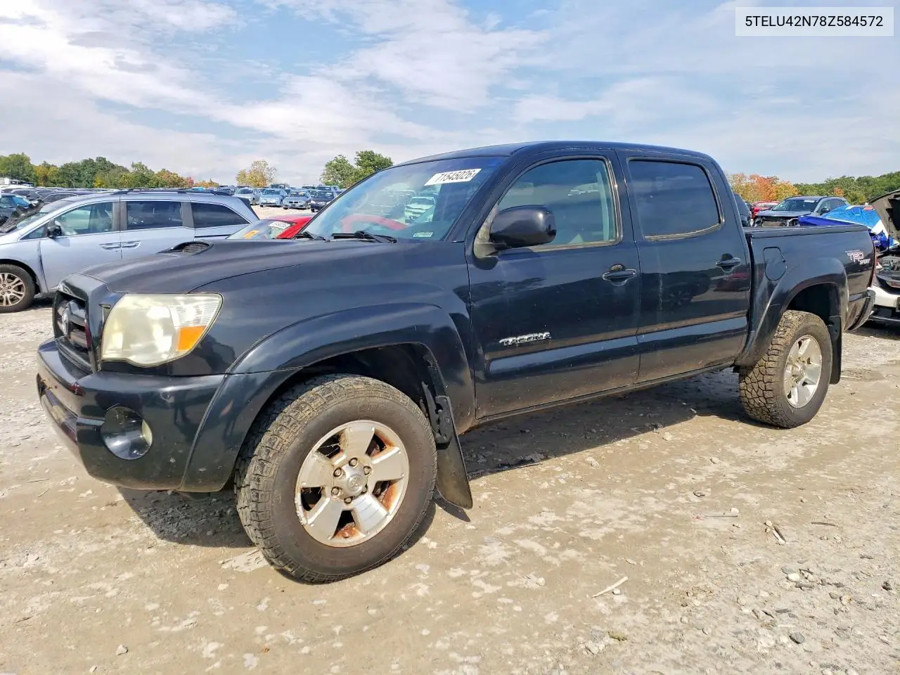 TOYOTA TACOMA 2008, VIN 5TELU42N78Z584572