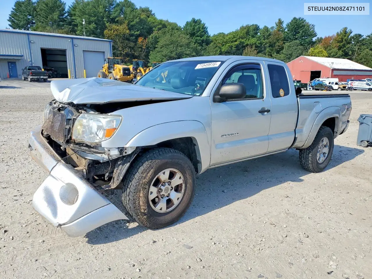 TOYOTA TACOMA 2008, VIN 5TEUU42N08Z471101