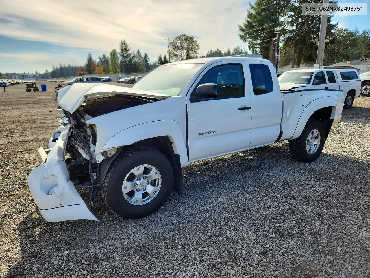 TOYOTA TACOMA 2008, VIN 5TETU62NX8Z498751