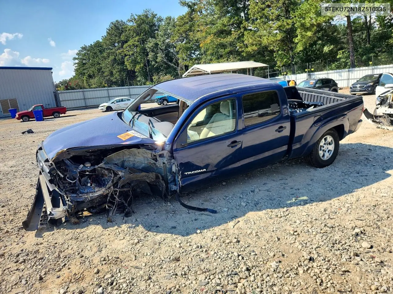 TOYOTA TACOMA 2008, VIN 5TEKU72N18Z510335