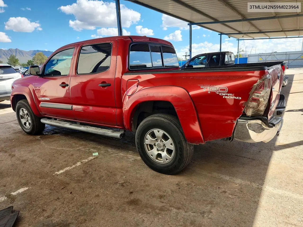 2009 TOYOTA TACOMA VIN 3TMLU42N59M023964 — фото 2