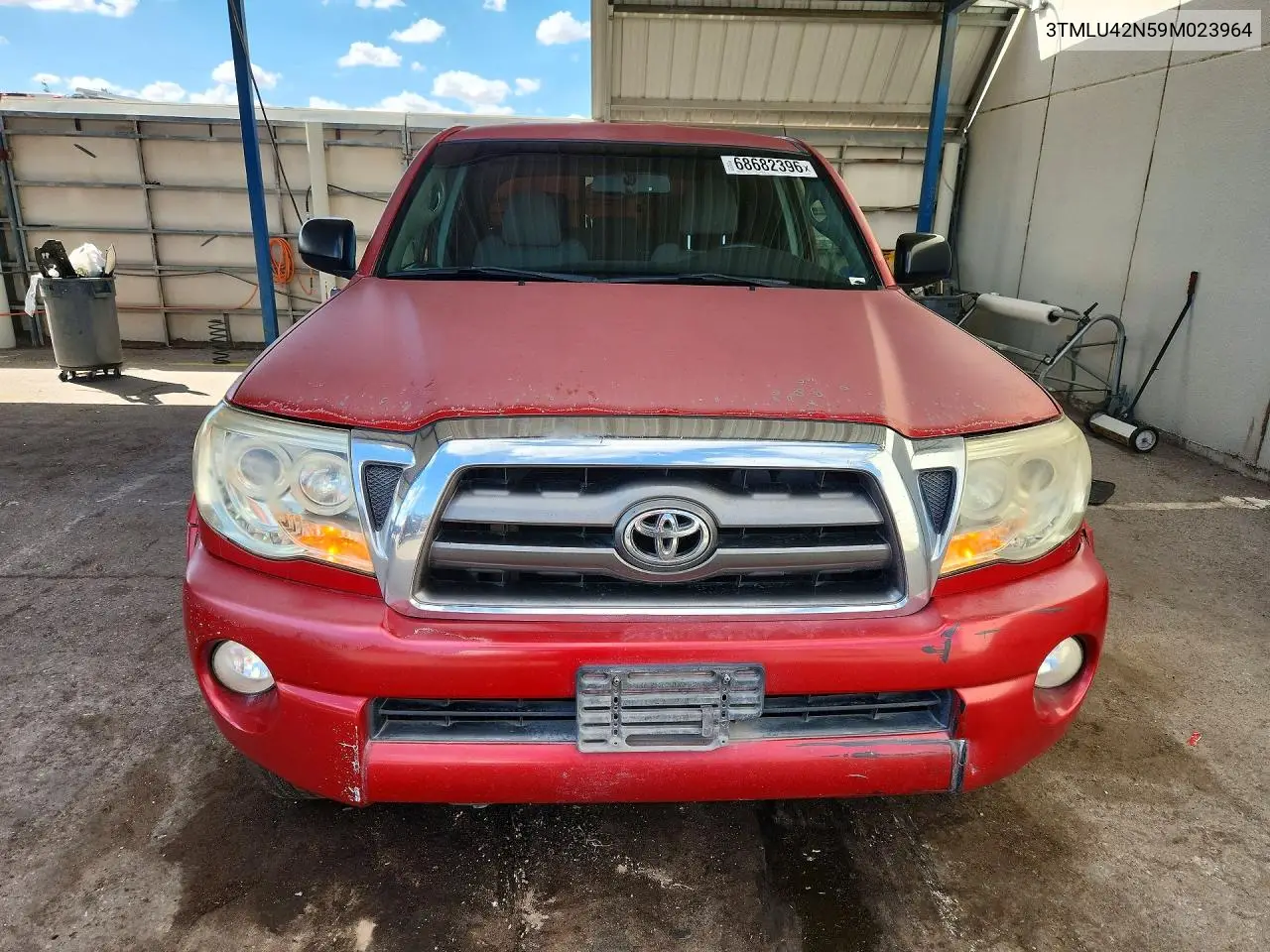2009 TOYOTA TACOMA VIN 3TMLU42N59M023964 — фото 5