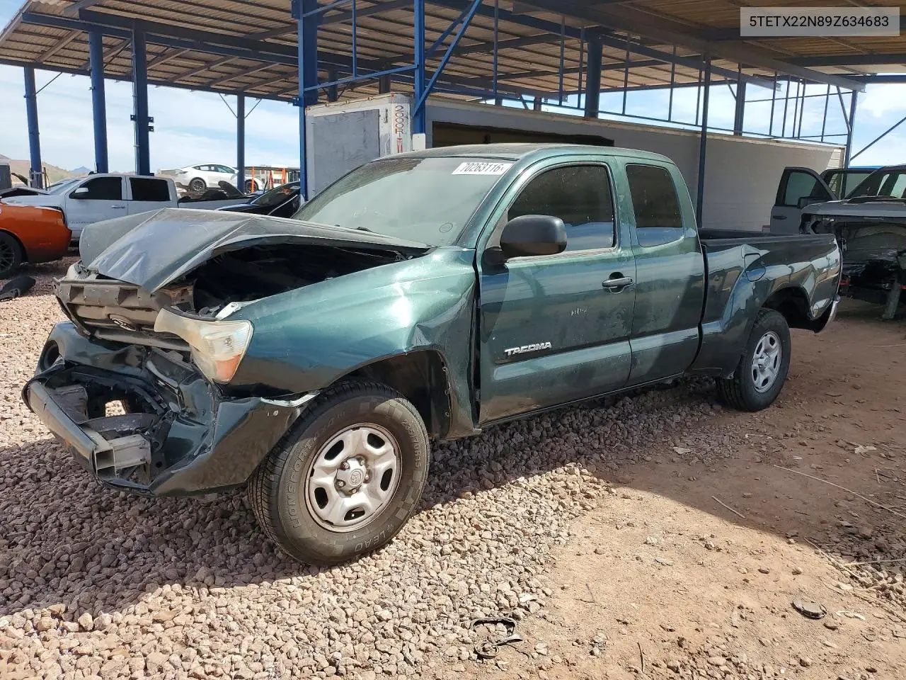 TOYOTA TACOMA 2009, VIN 5TETX22N89Z634683
