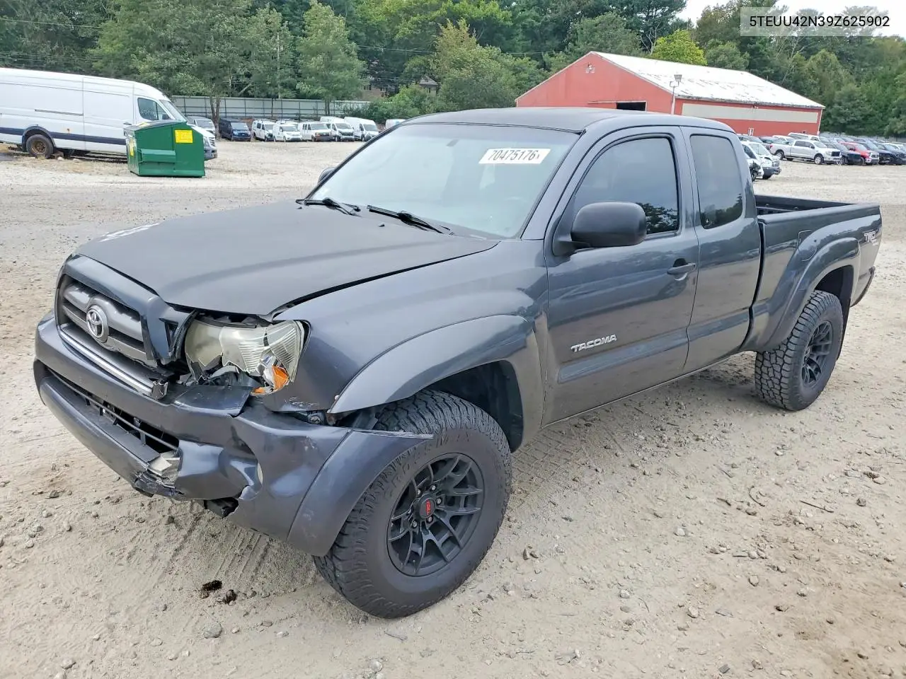 TOYOTA TACOMA 2009, VIN 5TEUU42N39Z625902
