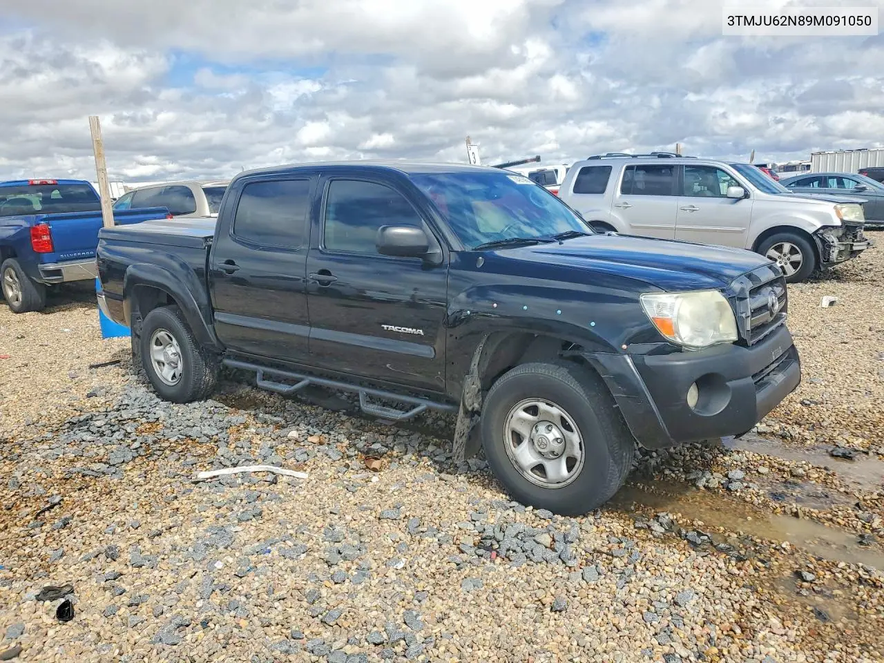 2009 TOYOTA TACOMA VIN 3TMJU62N89M091050 — фото 4