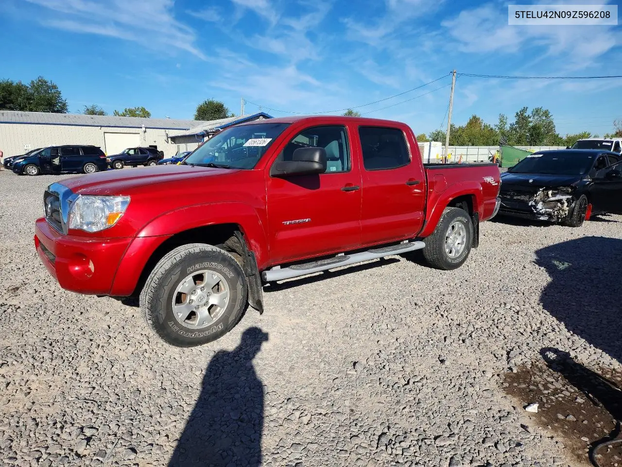 TOYOTA TACOMA 2009, VIN 5TELU42N09Z596208