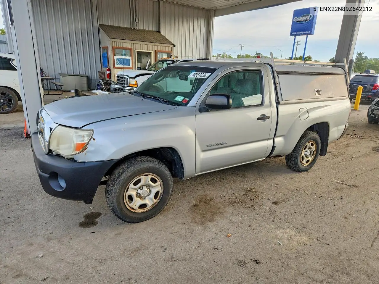 TOYOTA TACOMA 2009, VIN 5TENX22N89Z642212