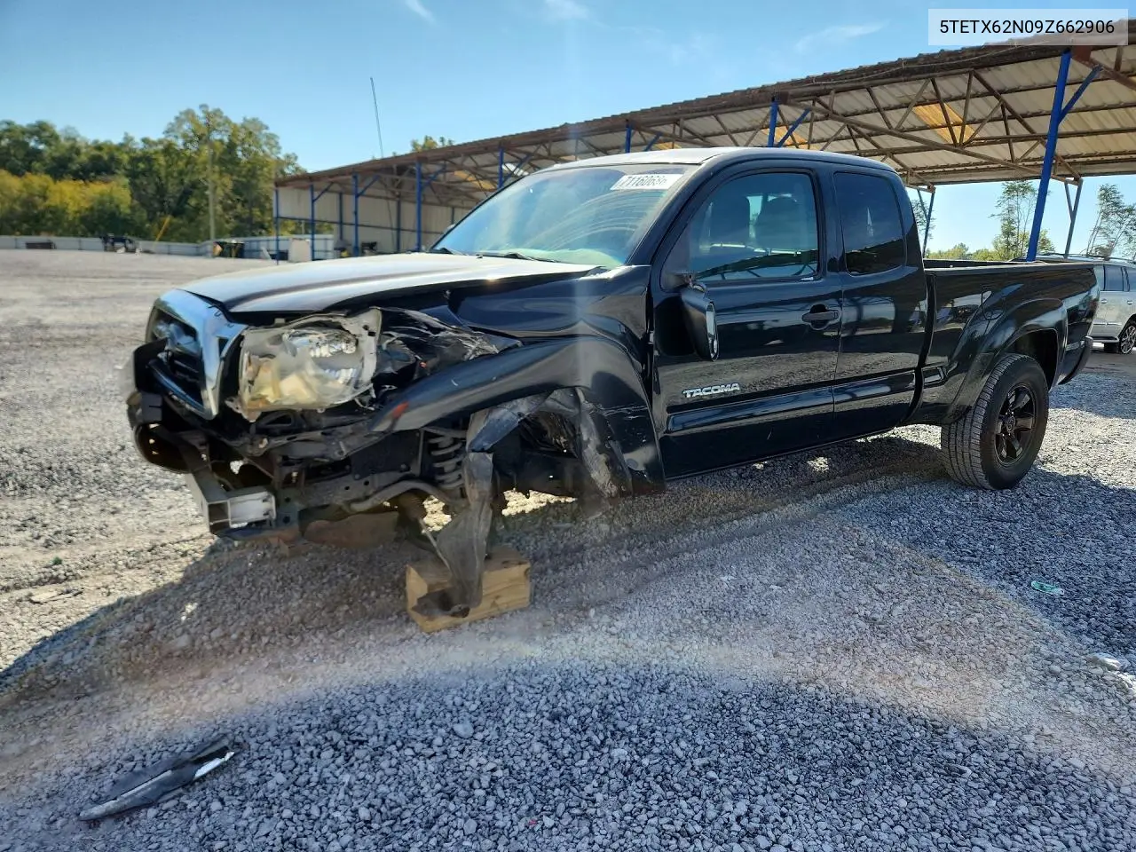 TOYOTA TACOMA 2009, VIN 5TETX62N09Z662906