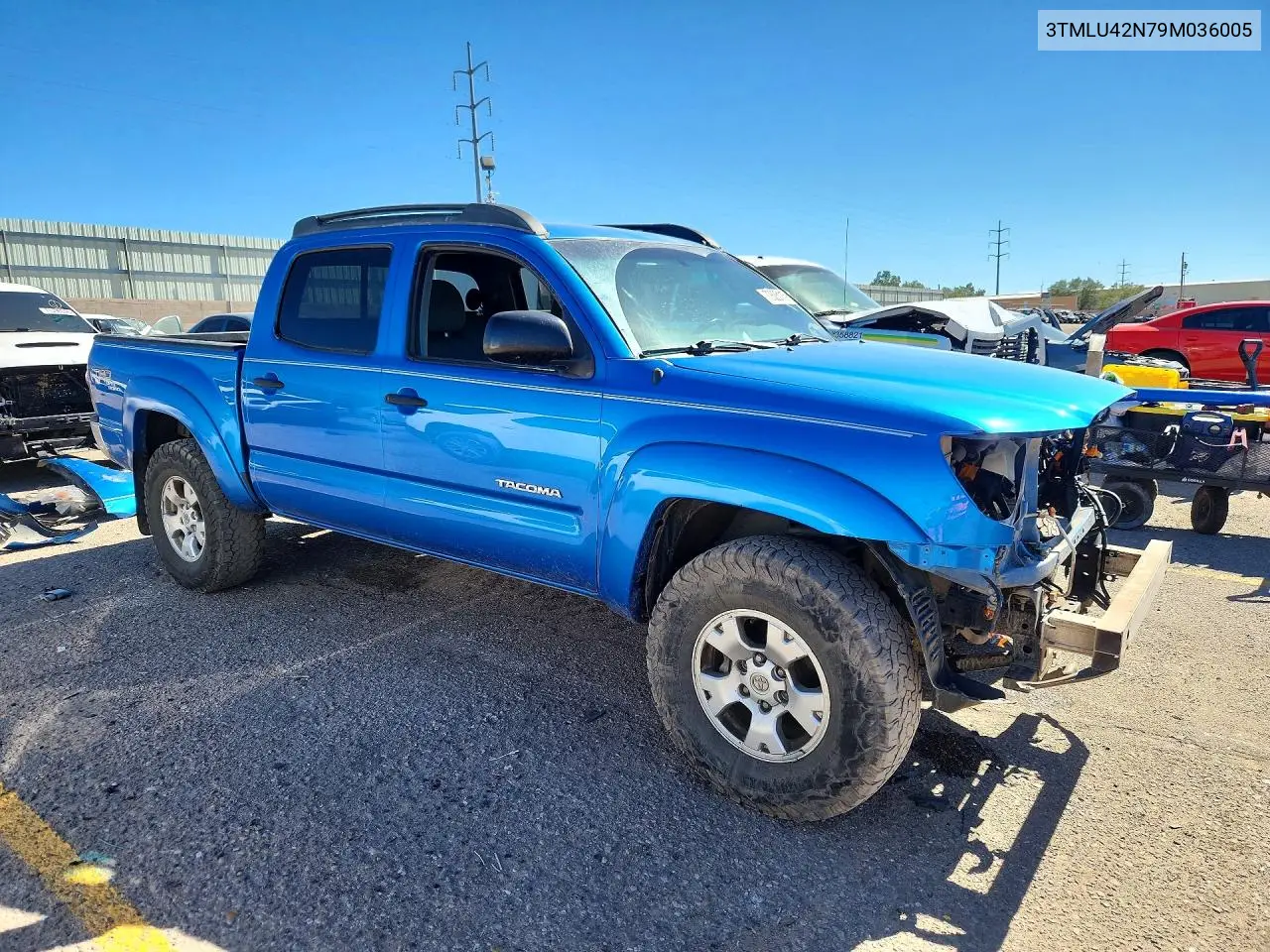 2009 TOYOTA TACOMA VIN 3TMLU42N79M036005 — фото 4