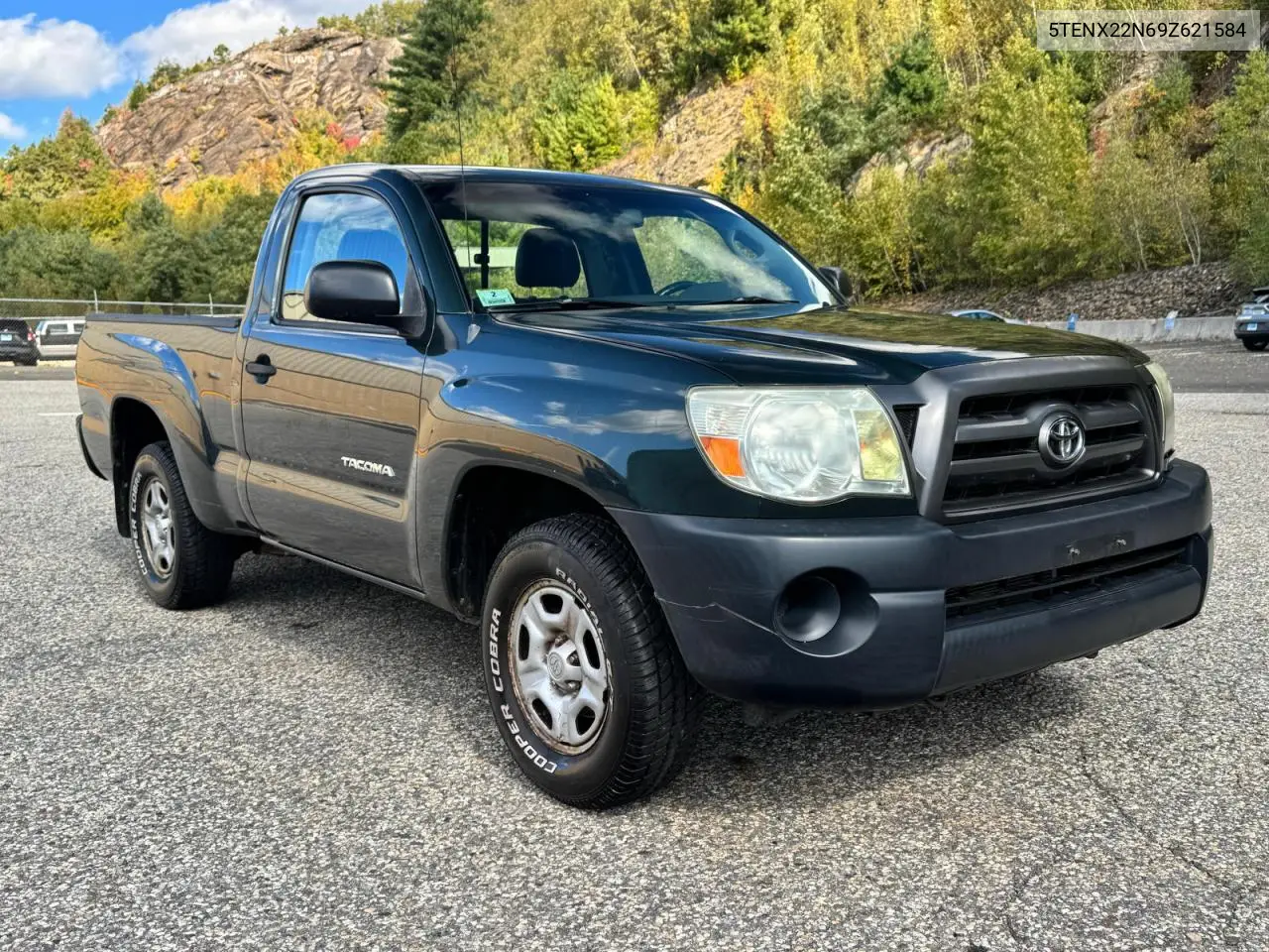 TOYOTA TACOMA 2009, VIN 5TENX22N69Z621584