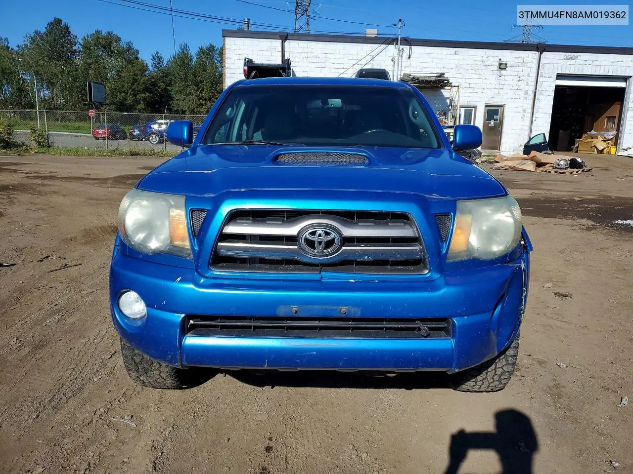 2010 TOYOTA TACOMA VIN 3TMMU4FN8AM019362 — фото 5
