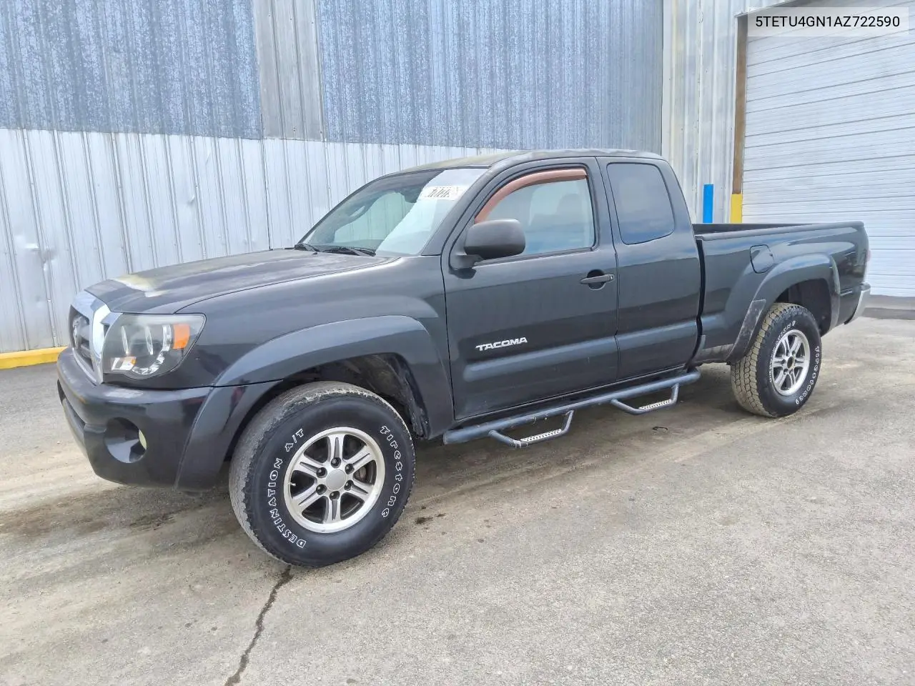 TOYOTA TACOMA 2010, VIN 5TETU4GN1AZ722590