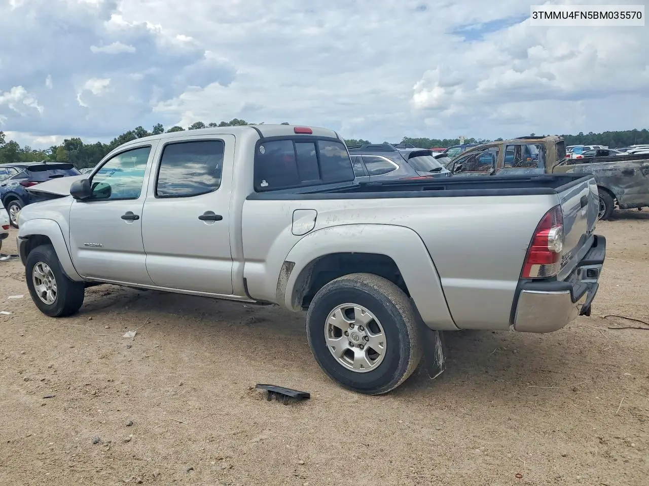 2011 TOYOTA TACOMA VIN 3TMMU4FN5BM035570 — фото 3