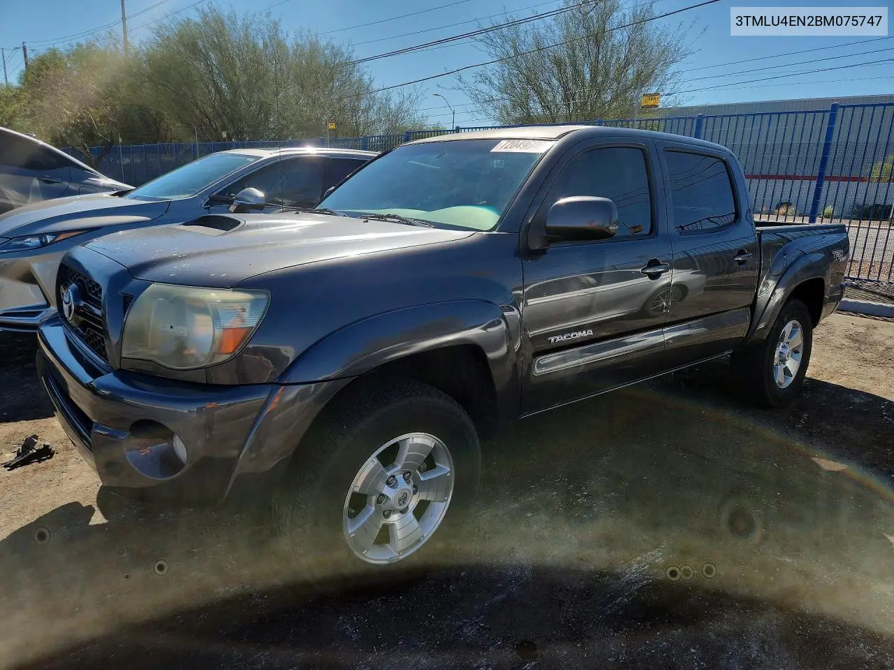 TOYOTA TACOMA 2011, VIN 3TMLU4EN2BM075747