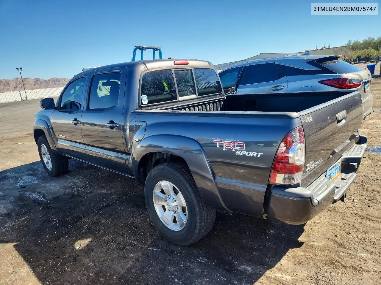 2011 TOYOTA TACOMA VIN 3TMLU4EN2BM075747 — фото 2