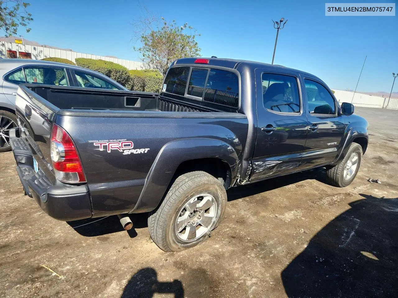 2011 TOYOTA TACOMA VIN 3TMLU4EN2BM075747 — фото 3