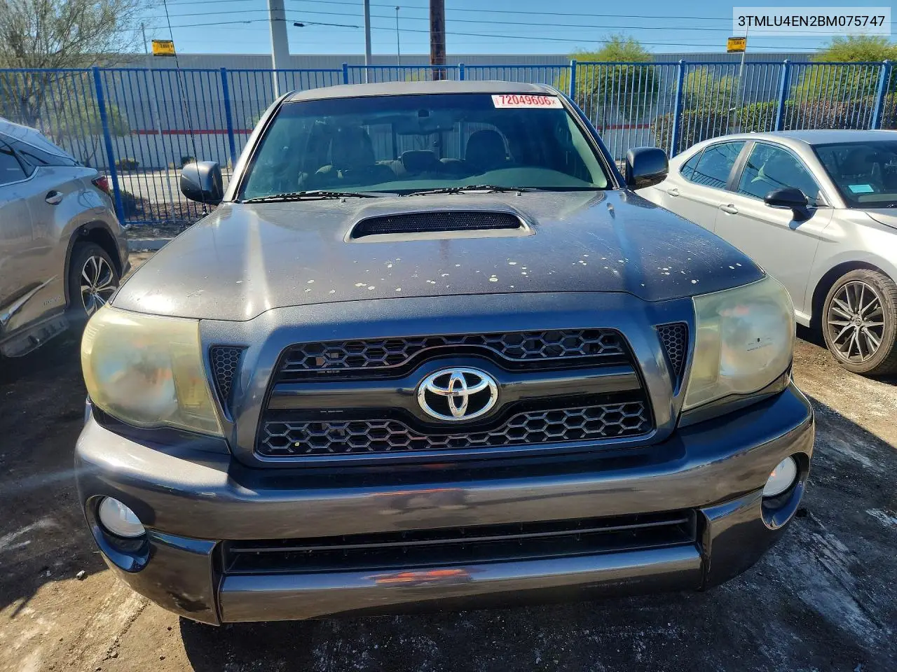 2011 TOYOTA TACOMA VIN 3TMLU4EN2BM075747 — фото 5