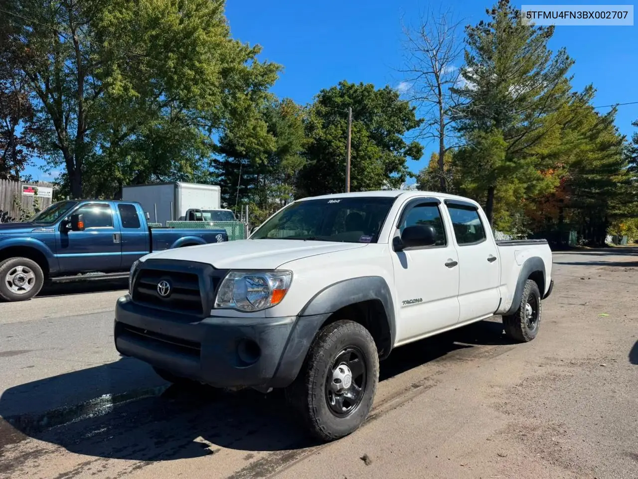 2011 TOYOTA TACOMA VIN 5TFMU4FN3BX002707 — фото 2