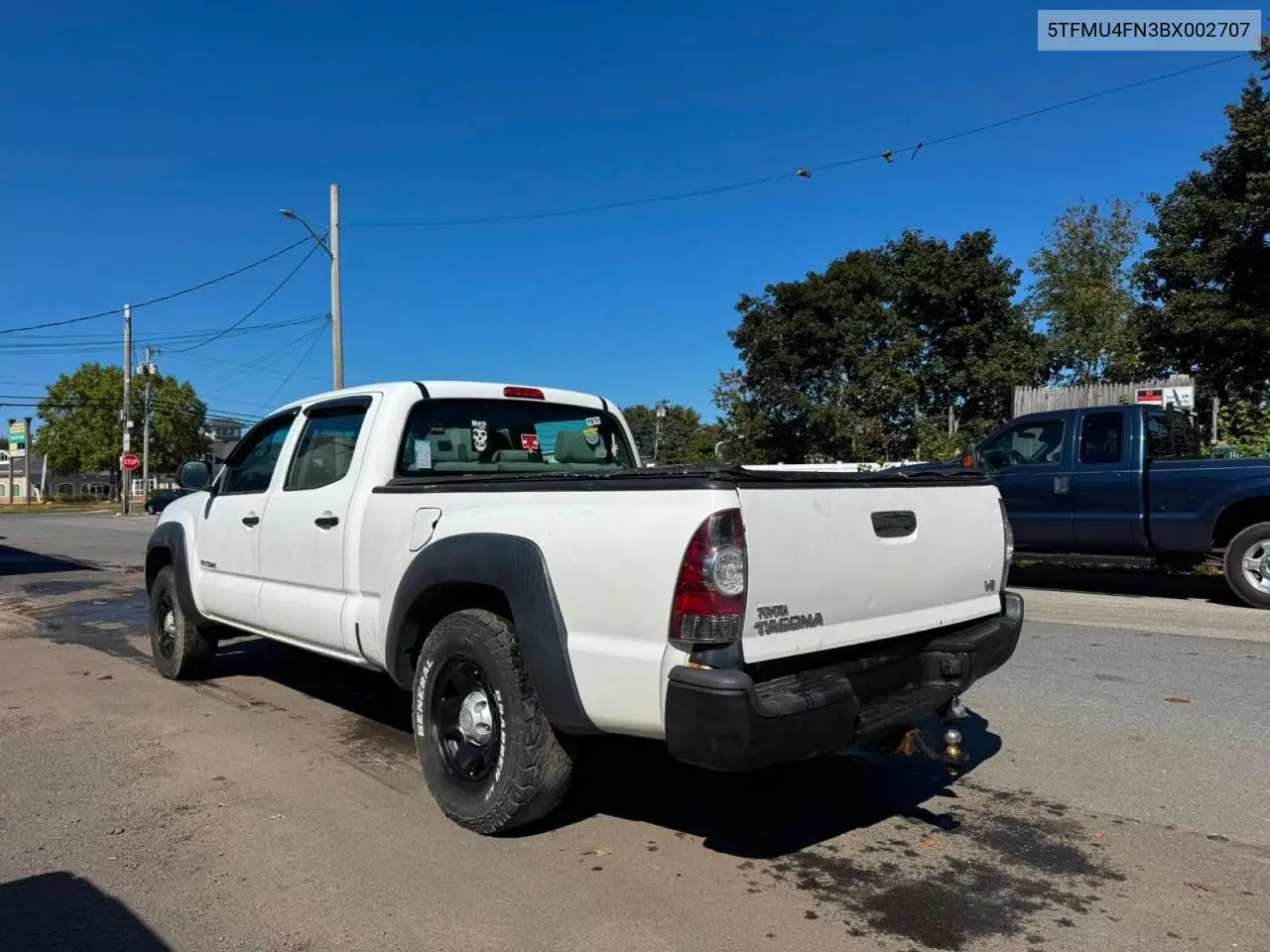 2011 TOYOTA TACOMA VIN 5TFMU4FN3BX002707 — фото 3