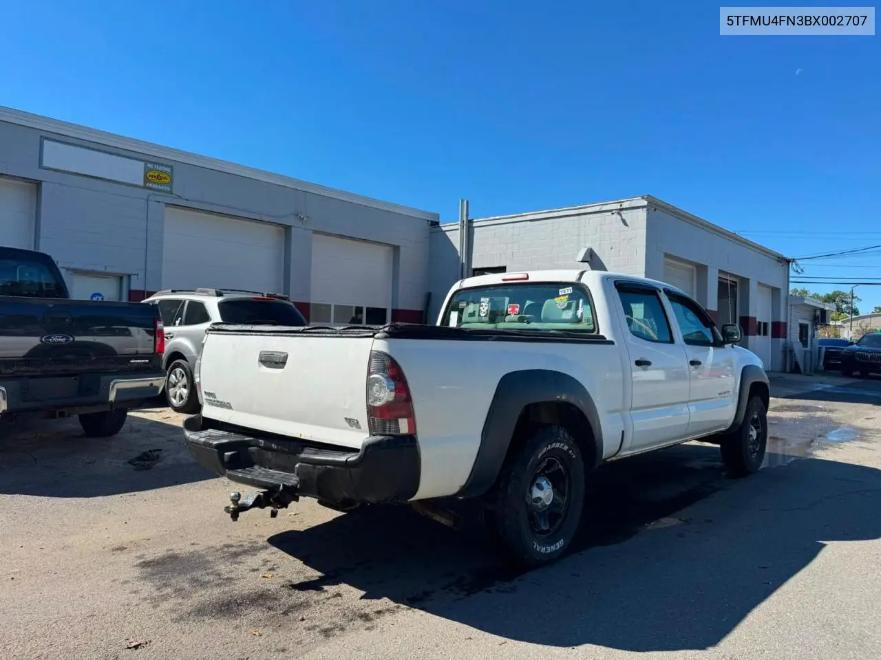 2011 TOYOTA TACOMA VIN 5TFMU4FN3BX002707 — фото 4