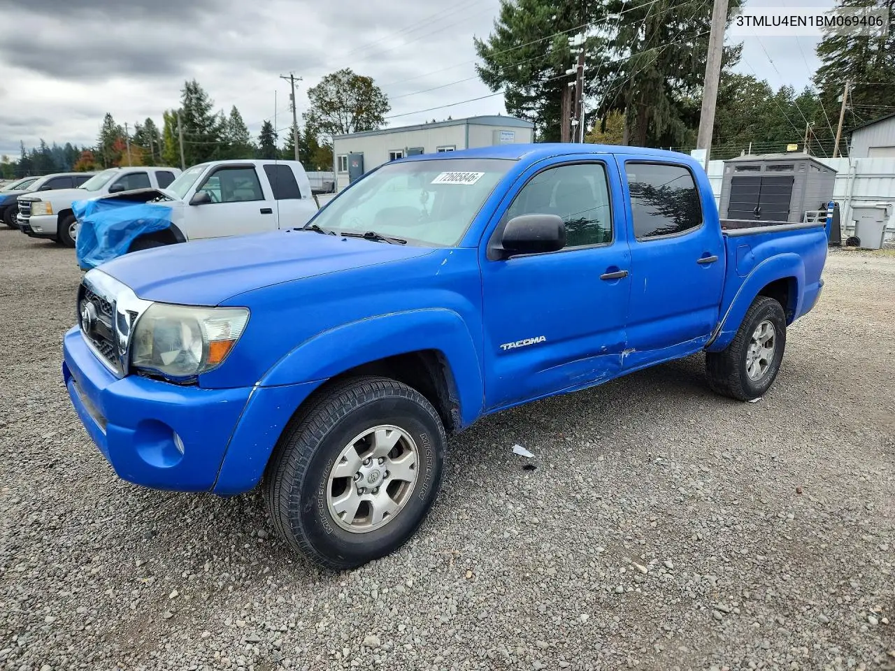 TOYOTA TACOMA 2011, VIN 3TMLU4EN1BM069406