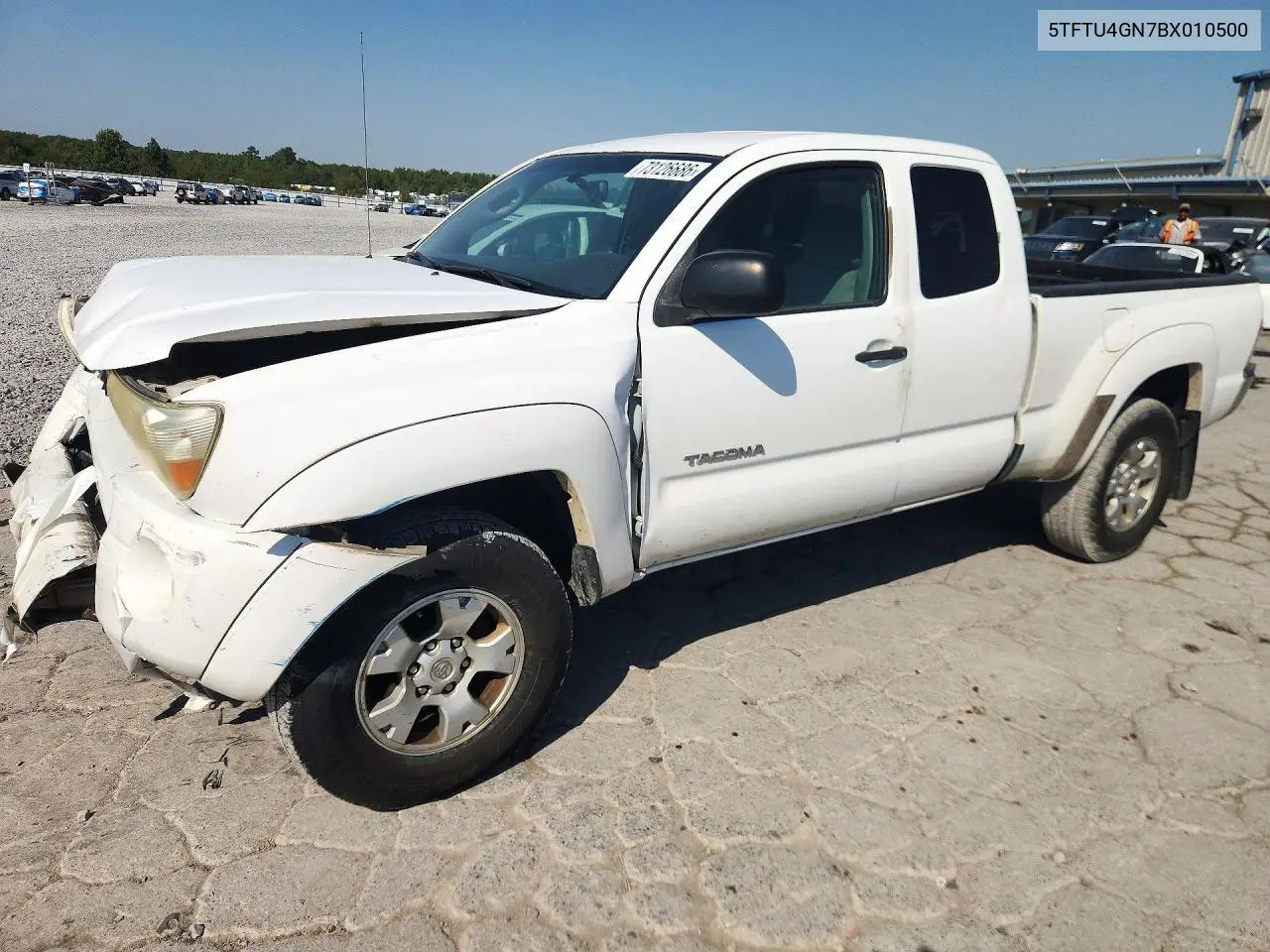 TOYOTA TACOMA 2011, VIN 5TFTU4GN7BX010500