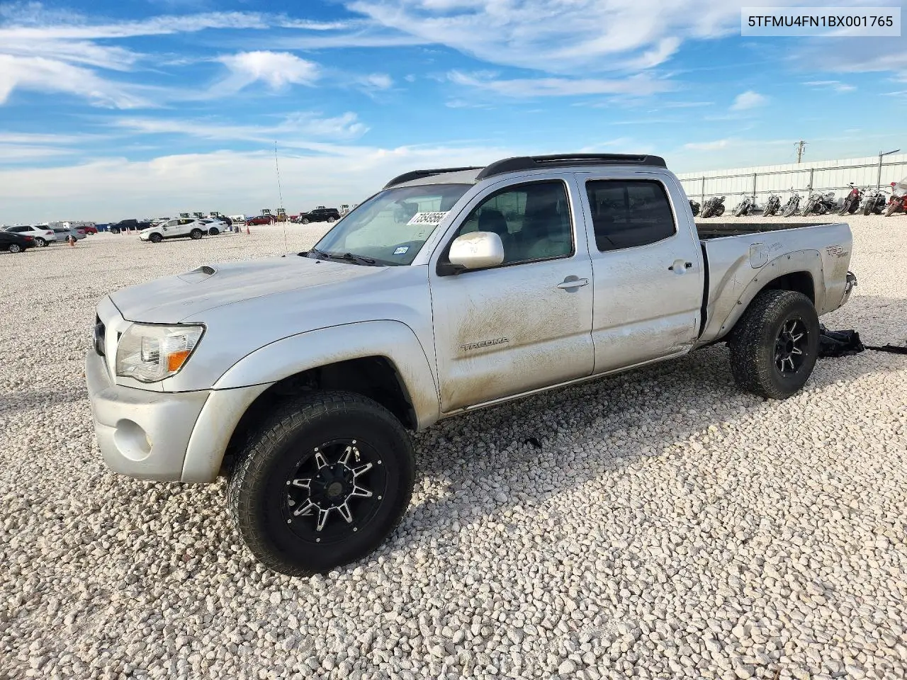 TOYOTA TACOMA 2011, VIN 5TFMU4FN1BX001765