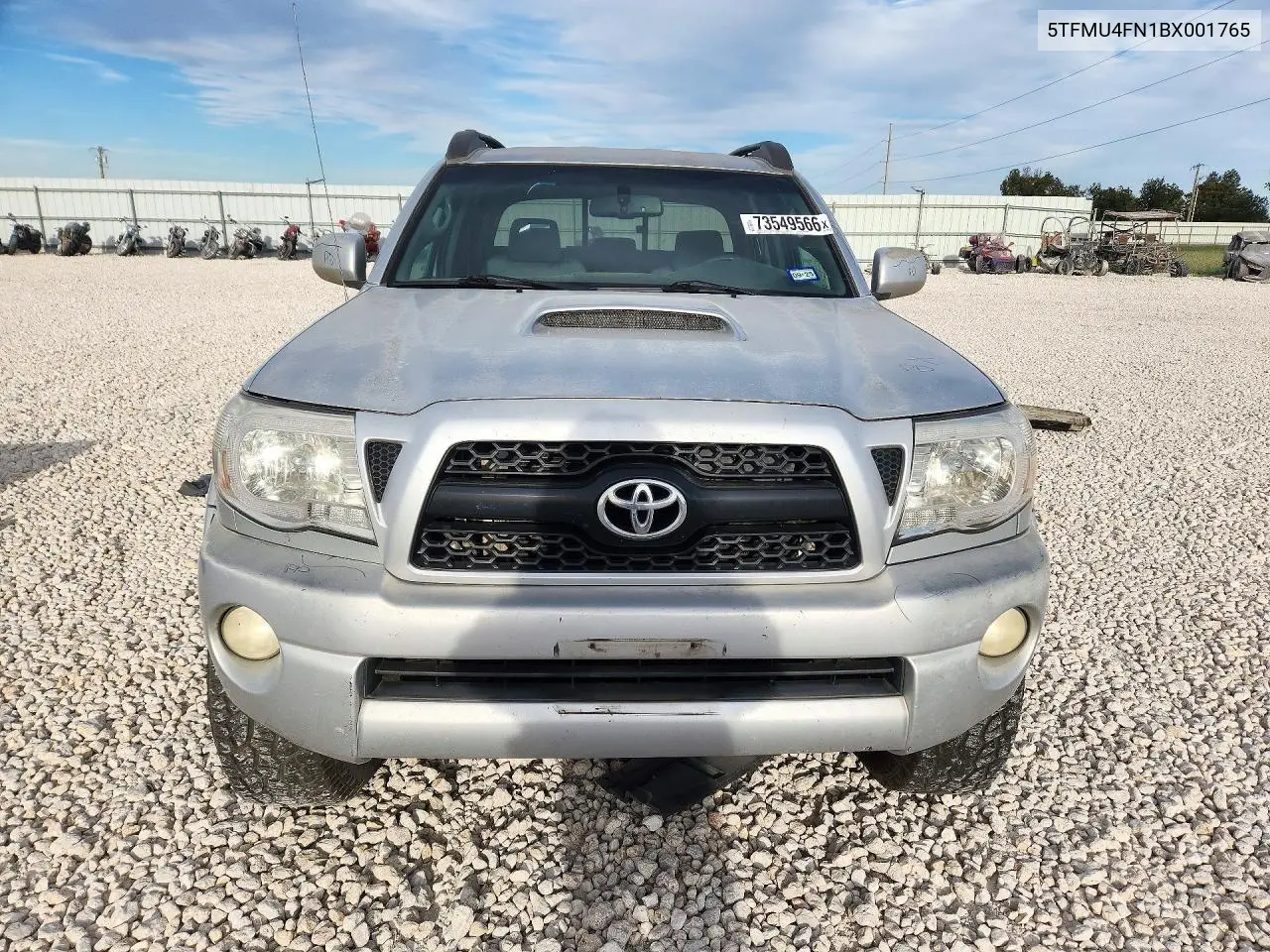 2011 TOYOTA TACOMA VIN 5TFMU4FN1BX001765 — фото 5