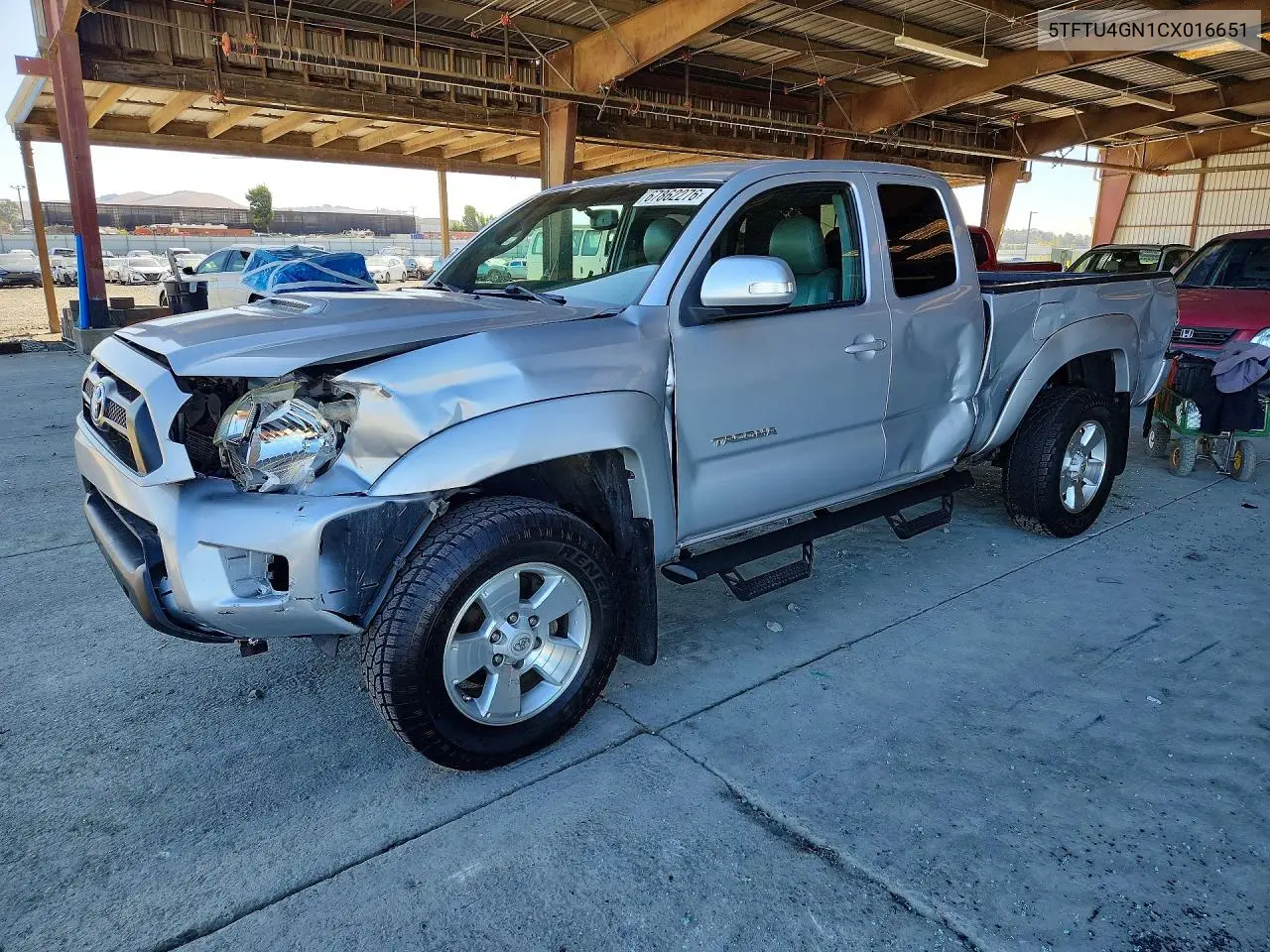 TOYOTA TACOMA 2012, VIN 5TFTU4GN1CX016651
