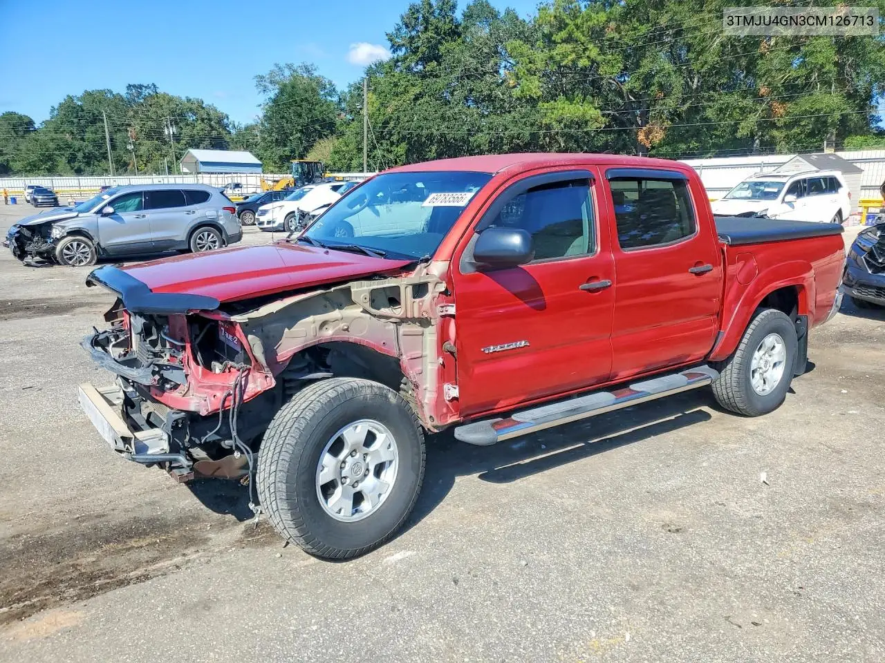 TOYOTA TACOMA 2012, VIN 3TMJU4GN3CM126713