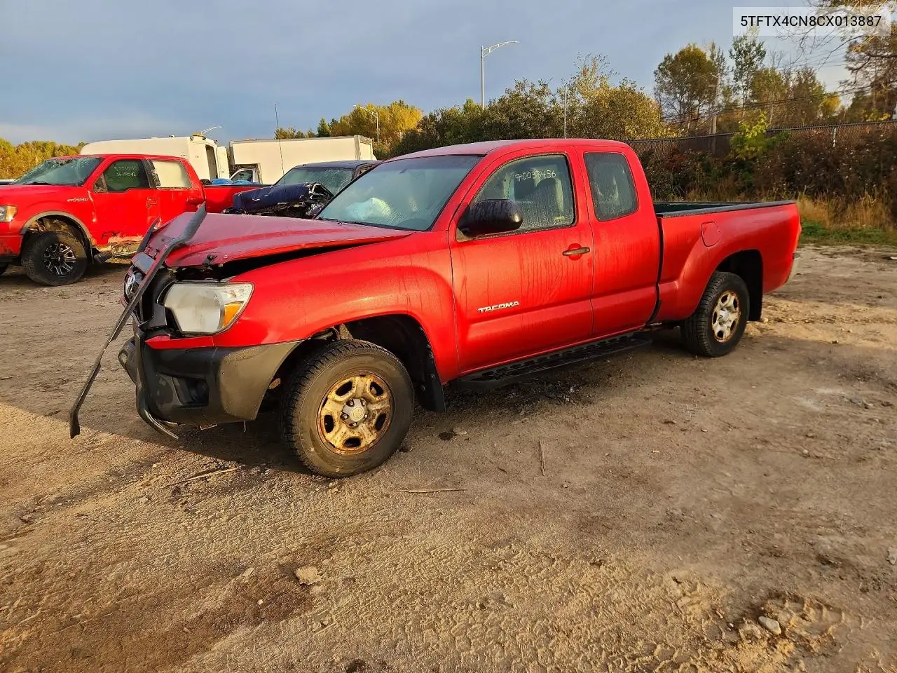TOYOTA TACOMA 2012, VIN 5TFTX4CN8CX013887