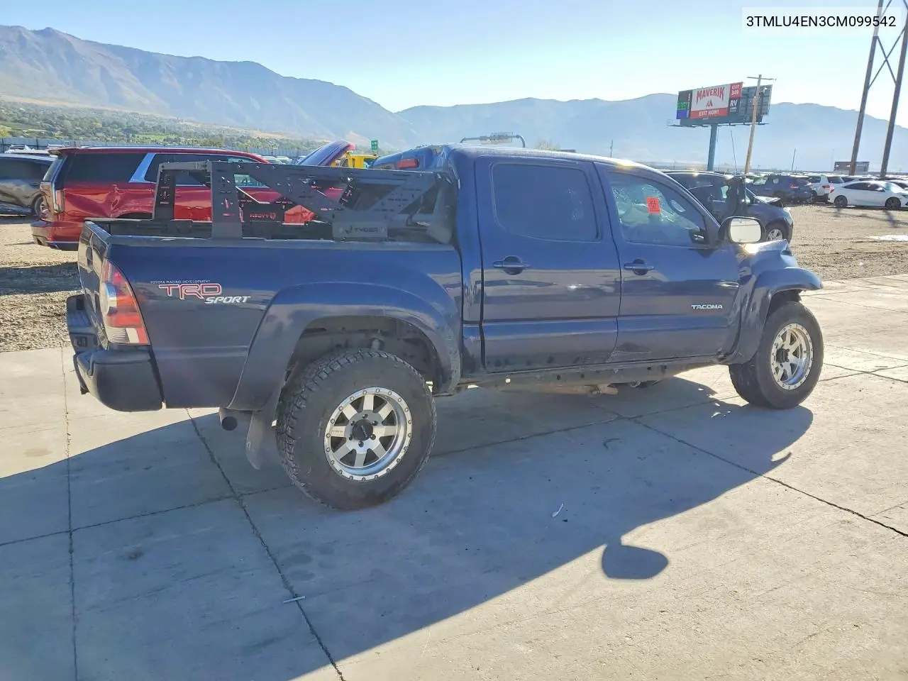 2012 TOYOTA TACOMA VIN 3TMLU4EN3CM099542 — фото 3