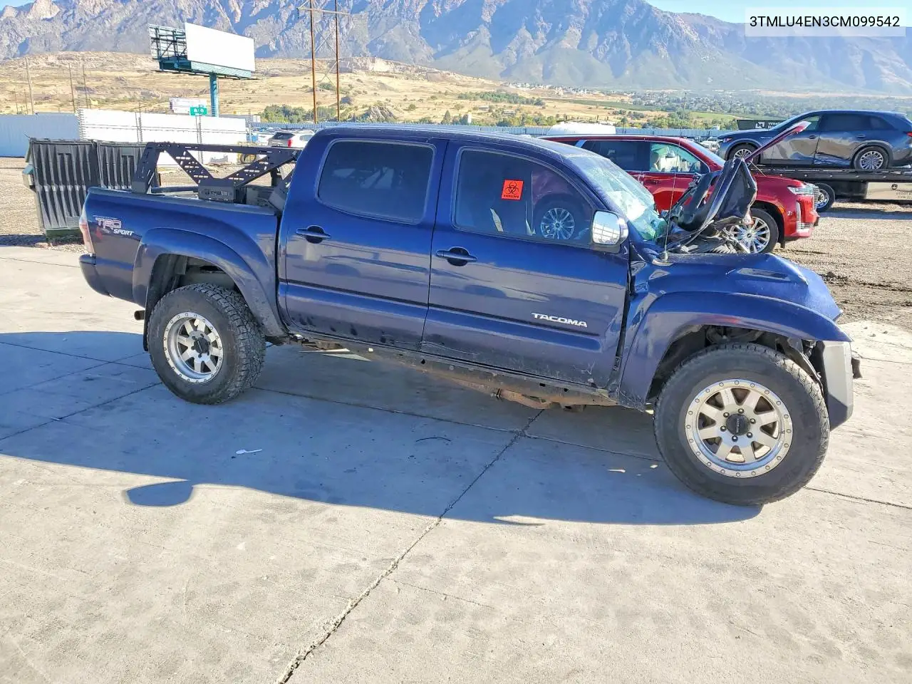 2012 TOYOTA TACOMA VIN 3TMLU4EN3CM099542 — фото 4