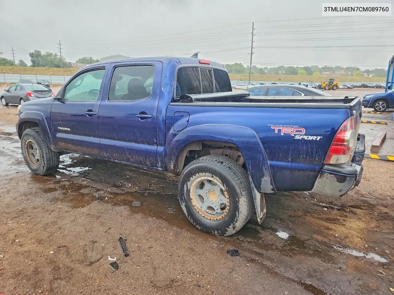 2012 TOYOTA TACOMA VIN 3TMLU4EN7CM089760 — фото 2