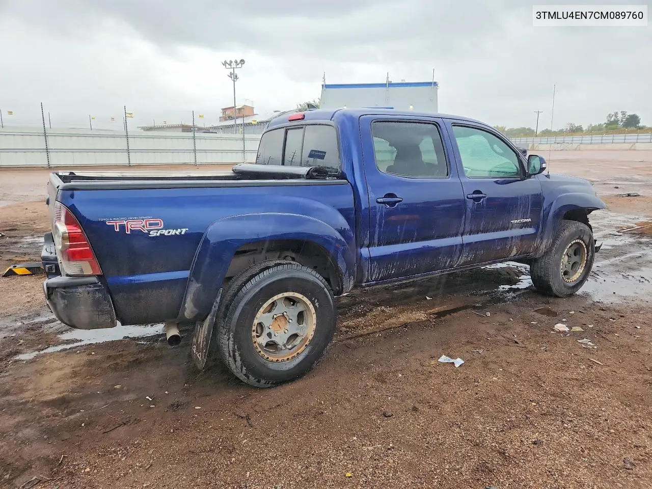 2012 TOYOTA TACOMA VIN 3TMLU4EN7CM089760 — фото 3