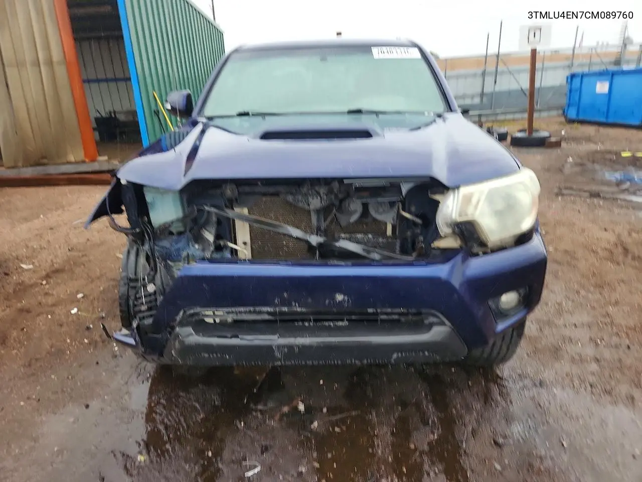 2012 TOYOTA TACOMA VIN 3TMLU4EN7CM089760 — фото 5