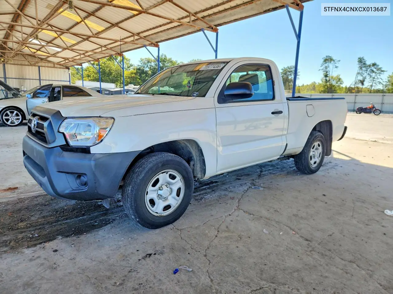 TOYOTA TACOMA 2012, VIN 5TFNX4CNXCX013687