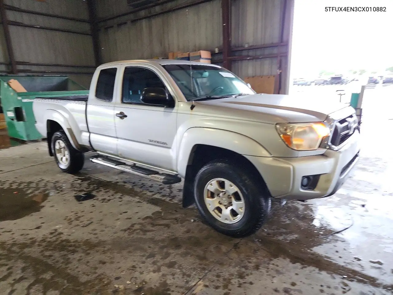 2012 TOYOTA TACOMA VIN 5TFUX4EN3CX010882 — фото 4