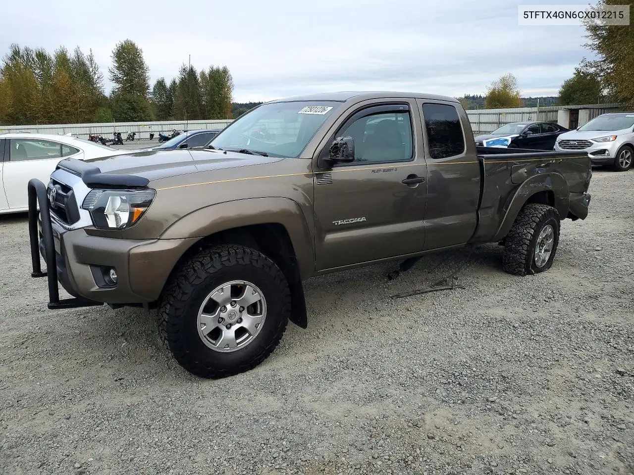TOYOTA TACOMA 2012, VIN 5TFTX4GN6CX012215