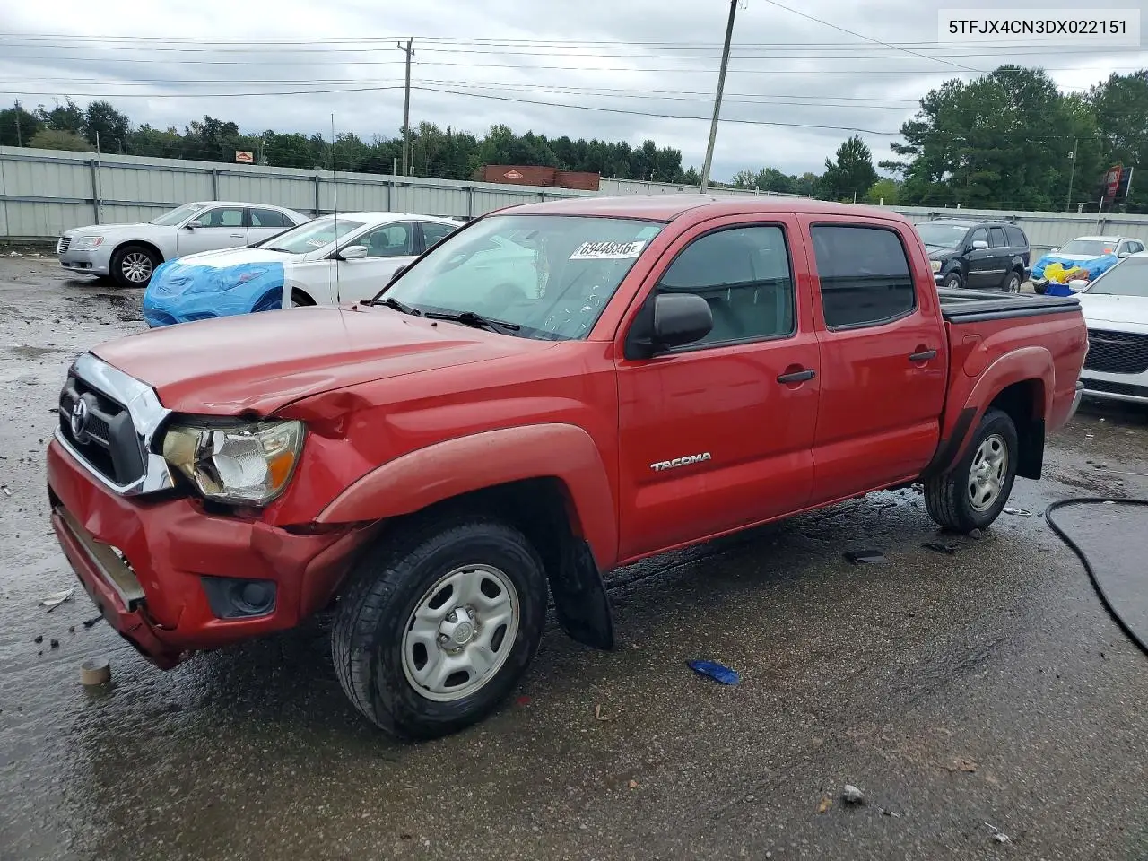 TOYOTA TACOMA 2013, VIN 5TFJX4CN3DX022151