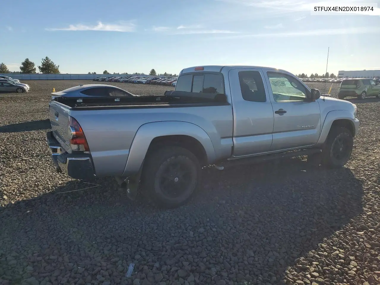 2013 TOYOTA TACOMA VIN 5TFUX4EN2DX018974 — фото 3