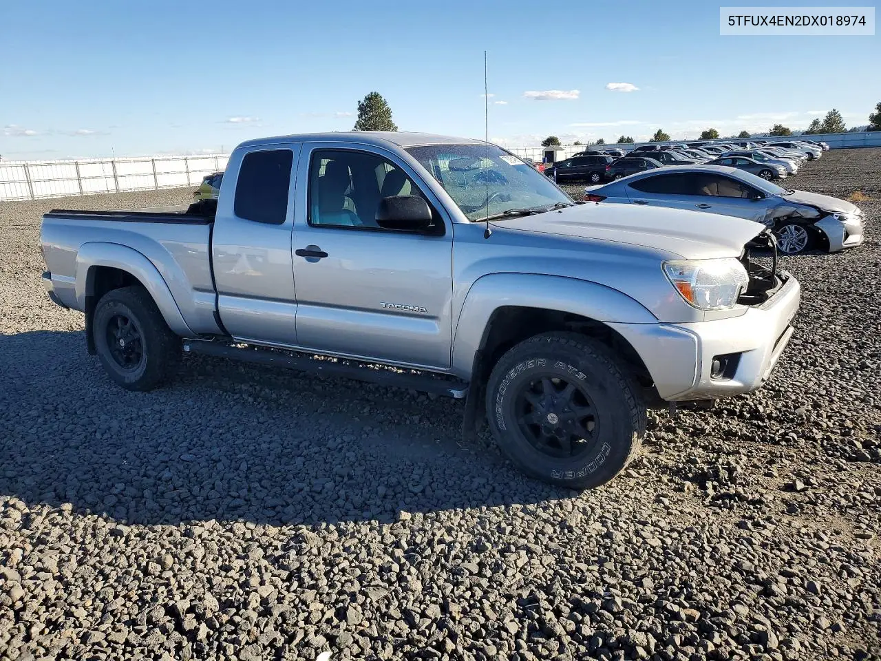 2013 TOYOTA TACOMA VIN 5TFUX4EN2DX018974 — фото 4